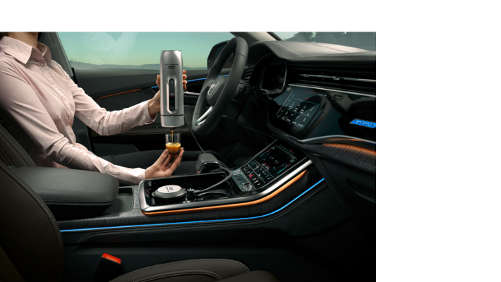 Audi Espresso mobil für Kaffeekapseln