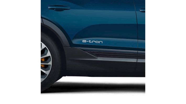 Audi Dekorfolien "e-tron", florettsilber metallic