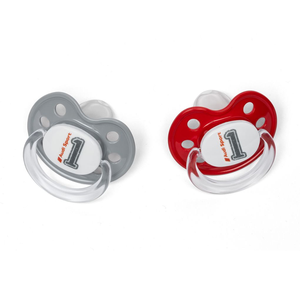 Audi Sport Schnuller 2er Set mit Band Baby Online Shop Audi E Shop