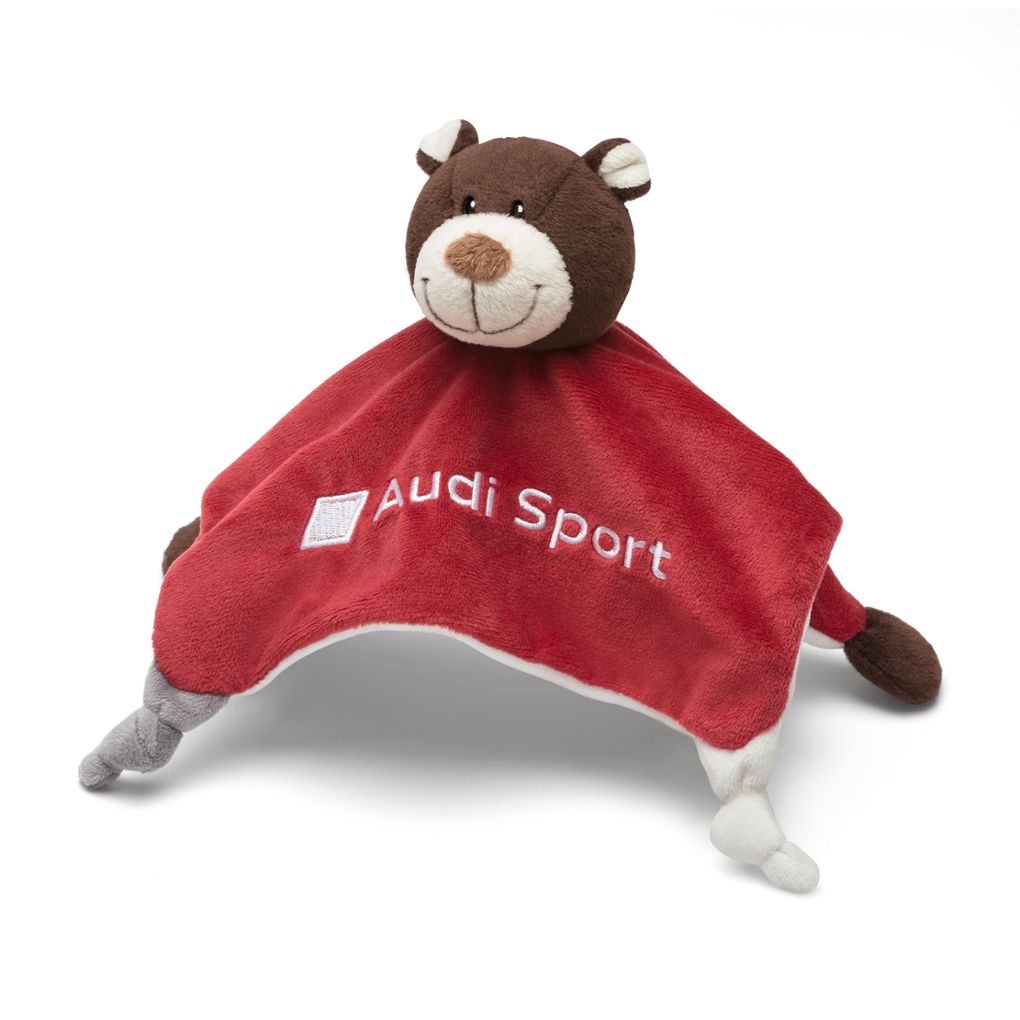 Audi Sport Schmusetuch Motorsportbär