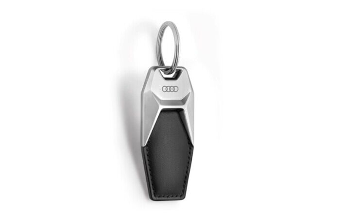 Audi Schlüsselanhänger Leder Ringe