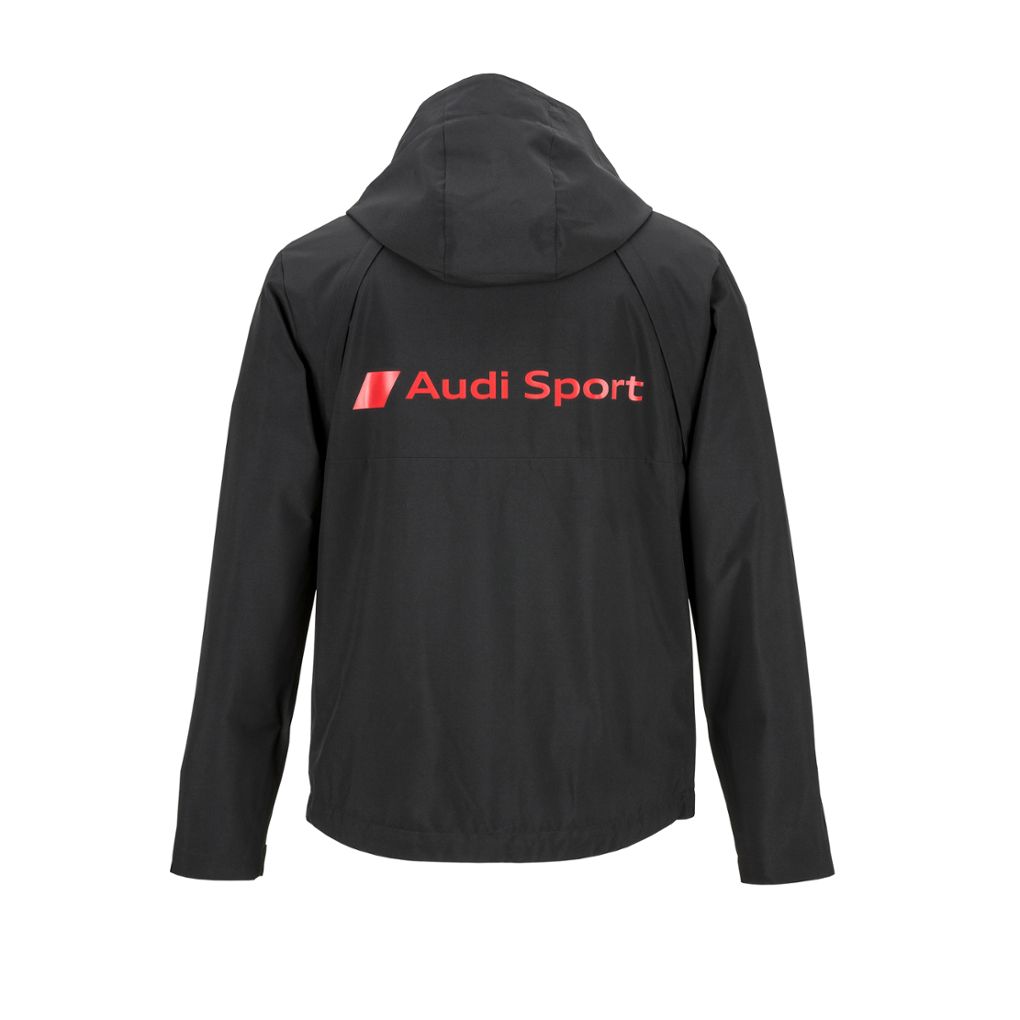 Audi Sport Herren Zipoff Jacke, Schwarz
