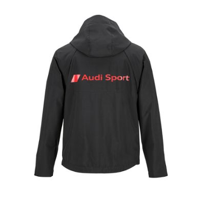 Audi Sport Herren Zipoff Jacke, Schwarz