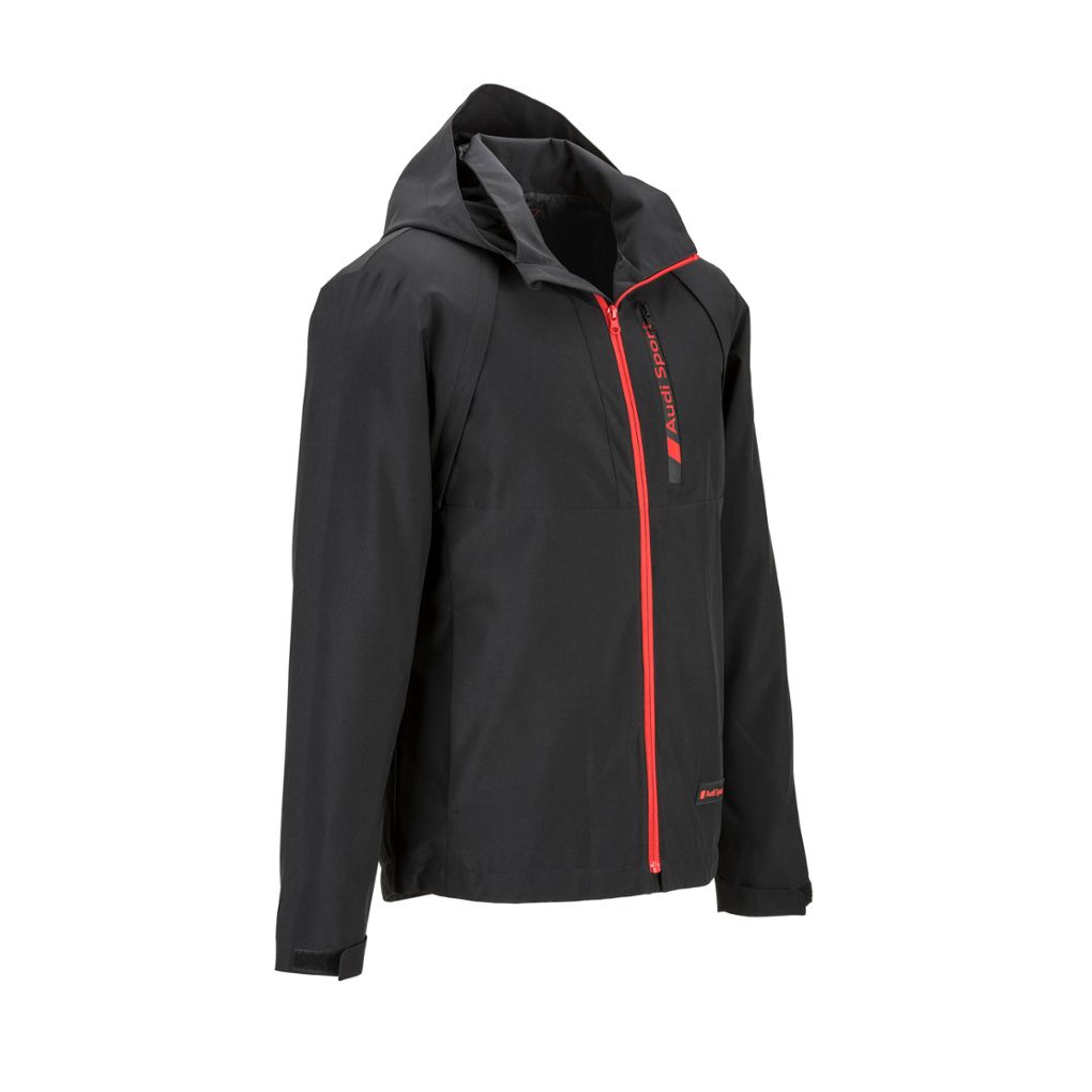 Audi Sport Herren Zipoff Jacke, Schwarz