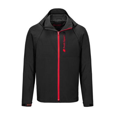 Audi Sport Herren Zipoff Jacke, Schwarz