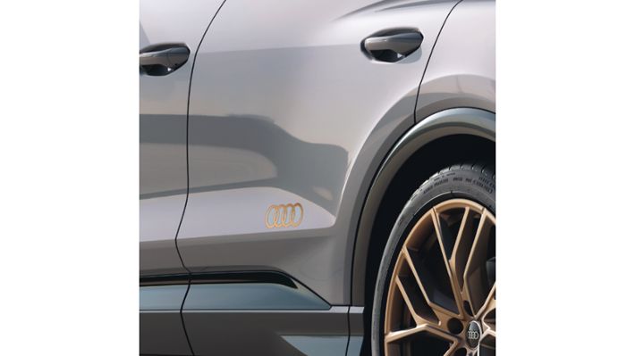 Audi Dekorfolien "Audi Ringe", bronze matt für Q4 e-tron F4B|F4N