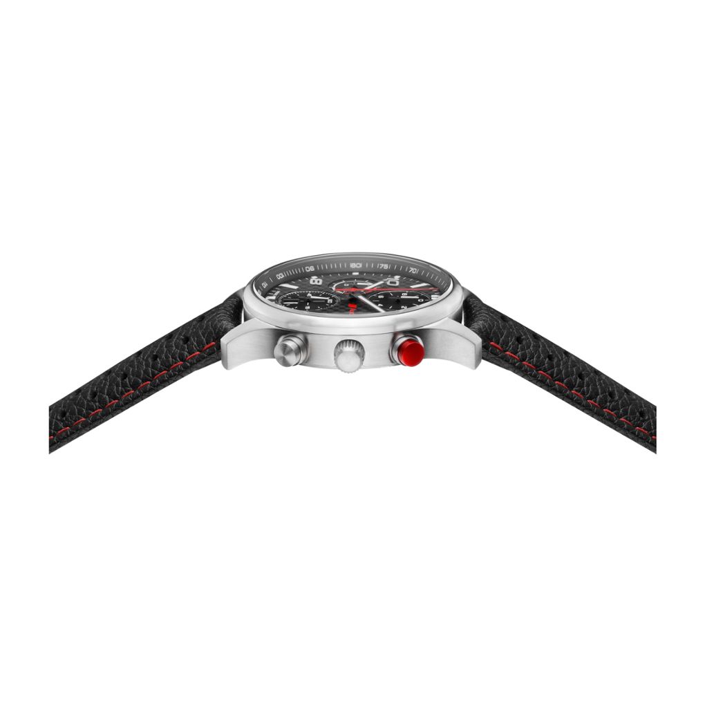 Audi Sport Chronograph Carbon, Herren, silber/schwarz