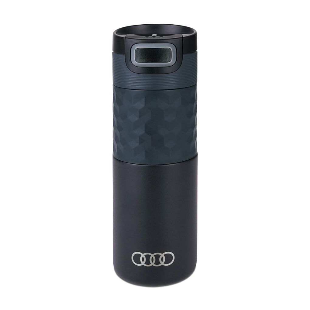 Audi Isolierbecher, Edelstahl, schwarz