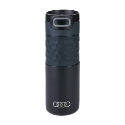 Audi Isolierbecher Edelstahl, schwarz