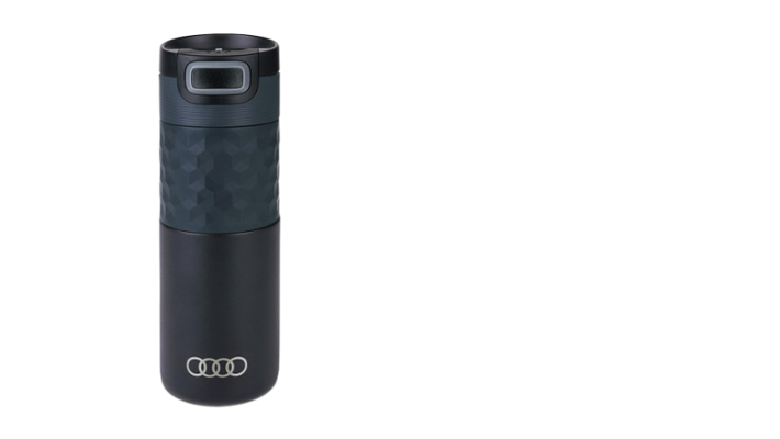 Audi Isolierbecher, Edelstahl, schwarz