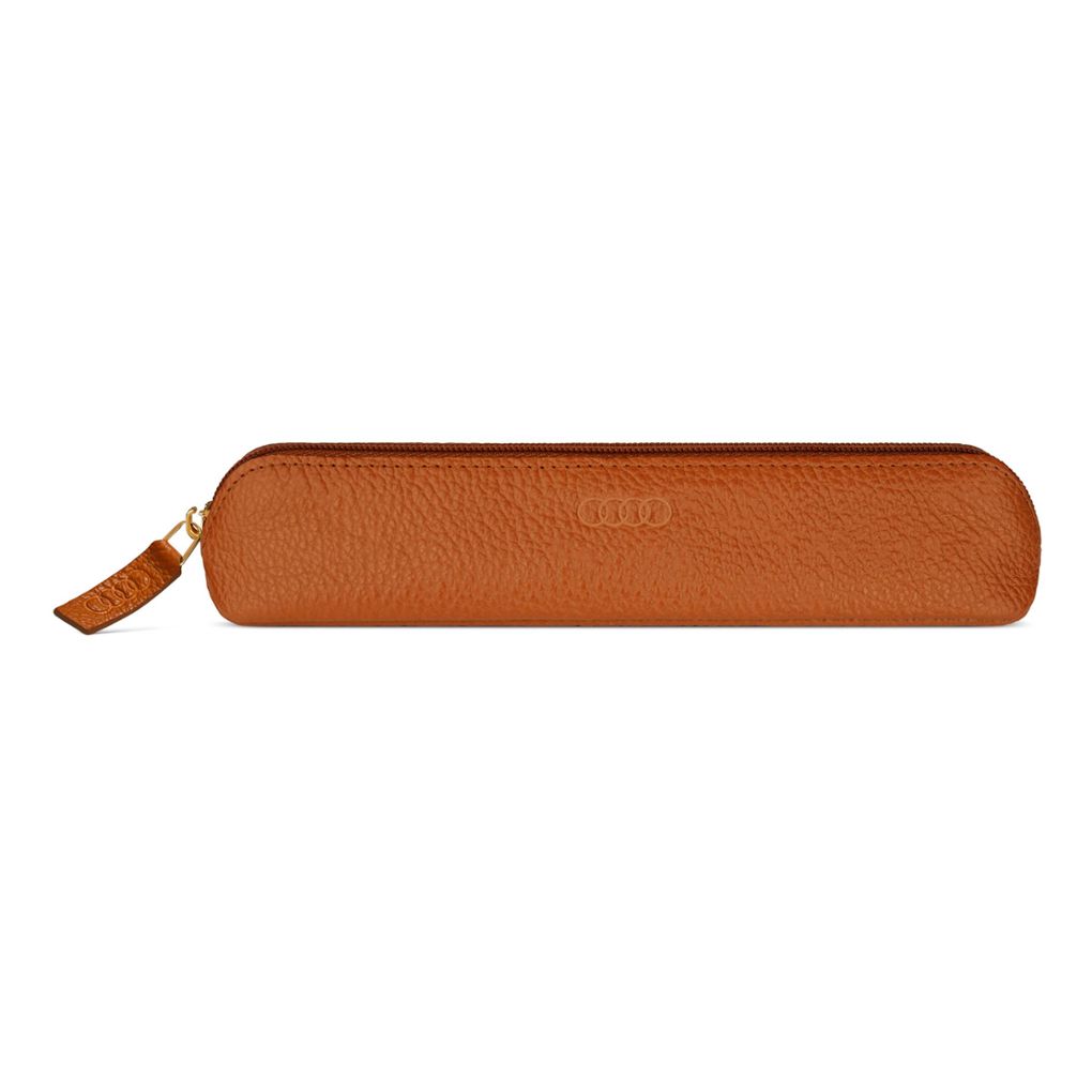 Audi Stiftmäppchen Leder, braun