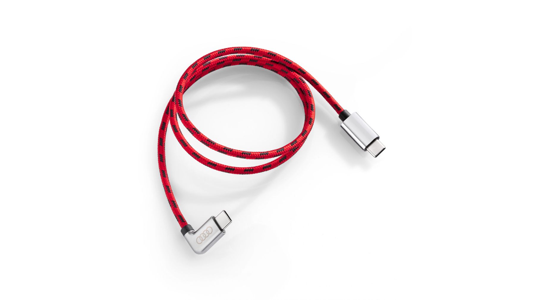 Audi USB-Type-C Ladekabel, 70 cm, rot