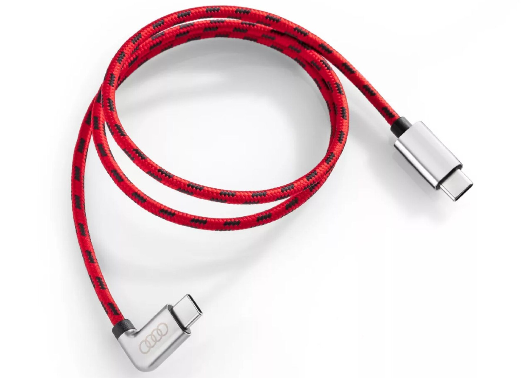 Audi USB-Type-C Ladekabel, 70 cm, rot