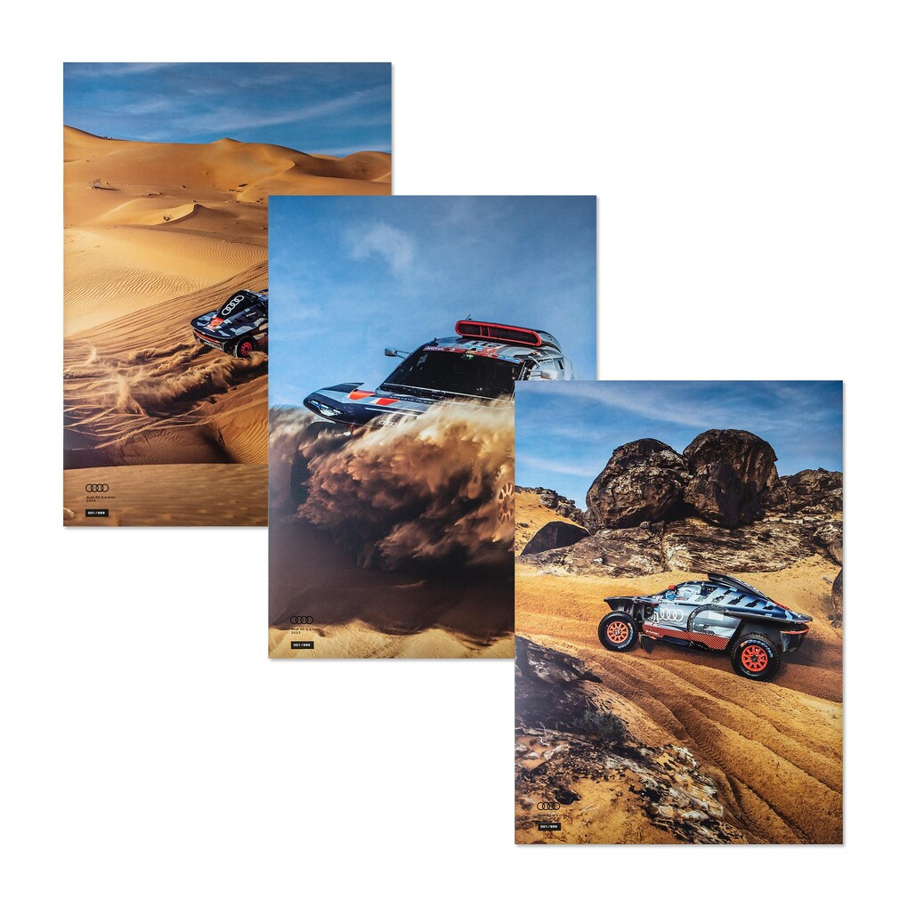 Audi Sport Poster-Set RS Q e-tron, 2023, Ltd Edit.