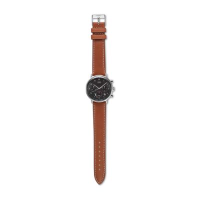 Audi Chronograph Solar, grau/braun