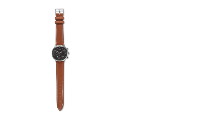 Audi Chronograph Solar, grau/braun
