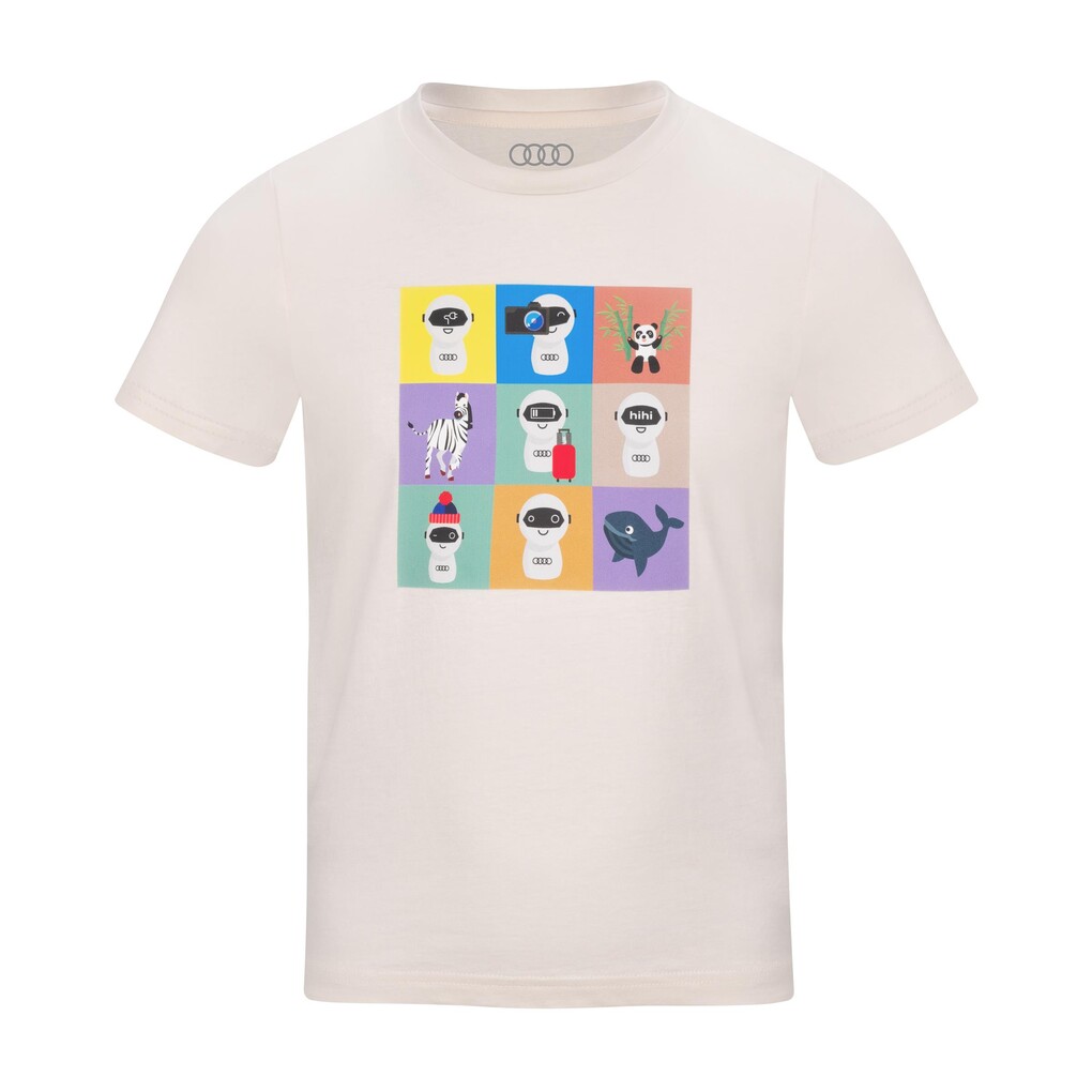 Audi T-Shirt ADUI, Kinder, natur, Größe: 122/128