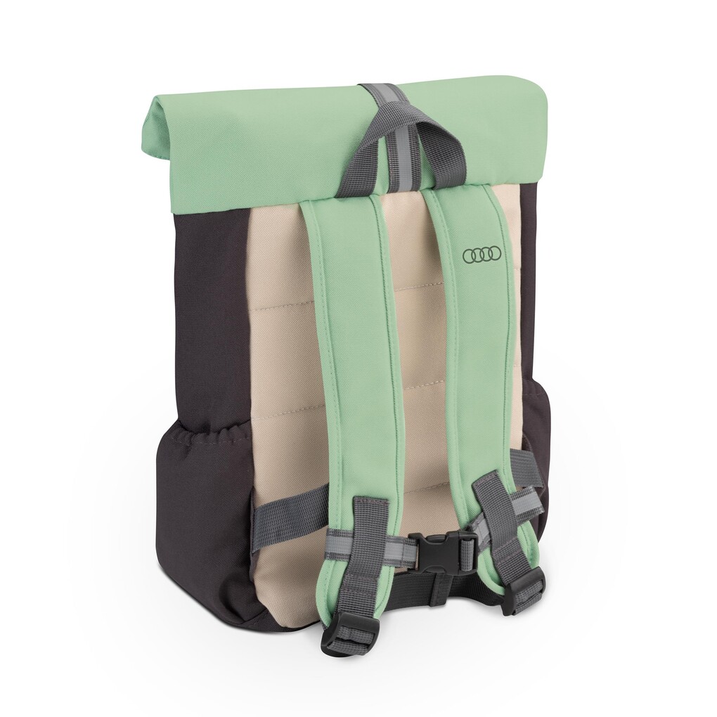 Audi Rucksack ADUI, Kinder, grün/grau