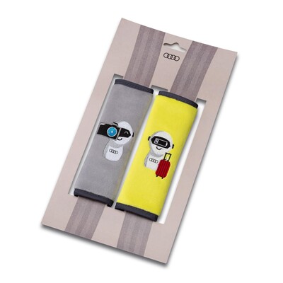 Audi Gurtpolster ADUI, Kinder, gelb/grau