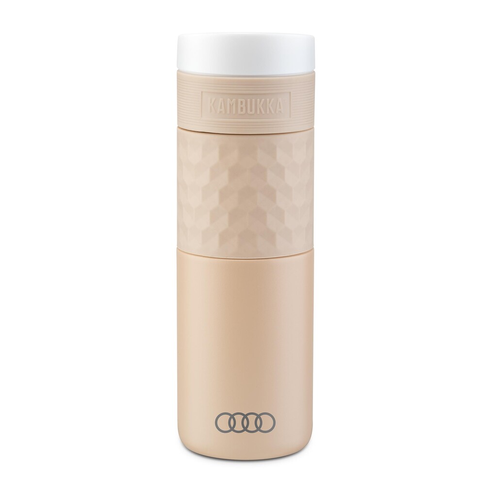 Audi Isolierbecher Edelstahl Beige