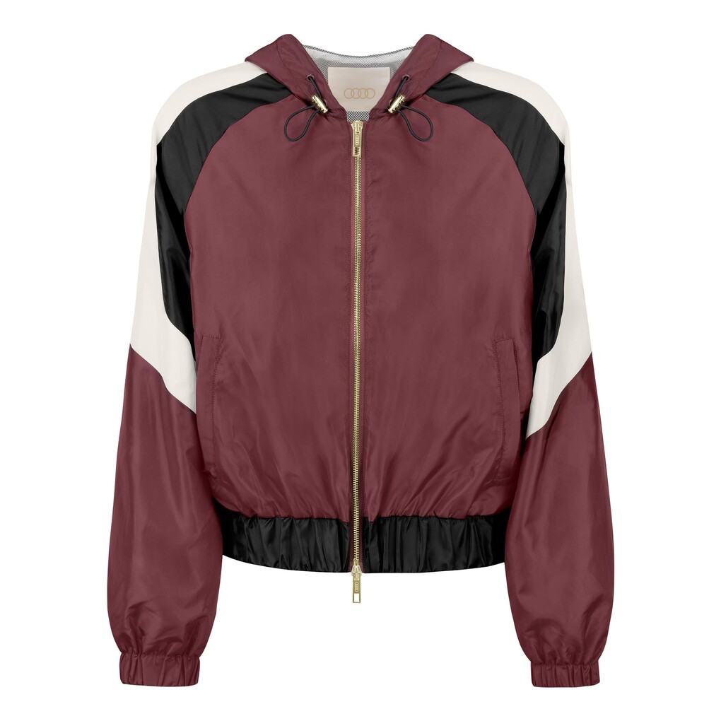 Audi Windbreaker, Damen, bordeaux-schwarz, Größe: S
