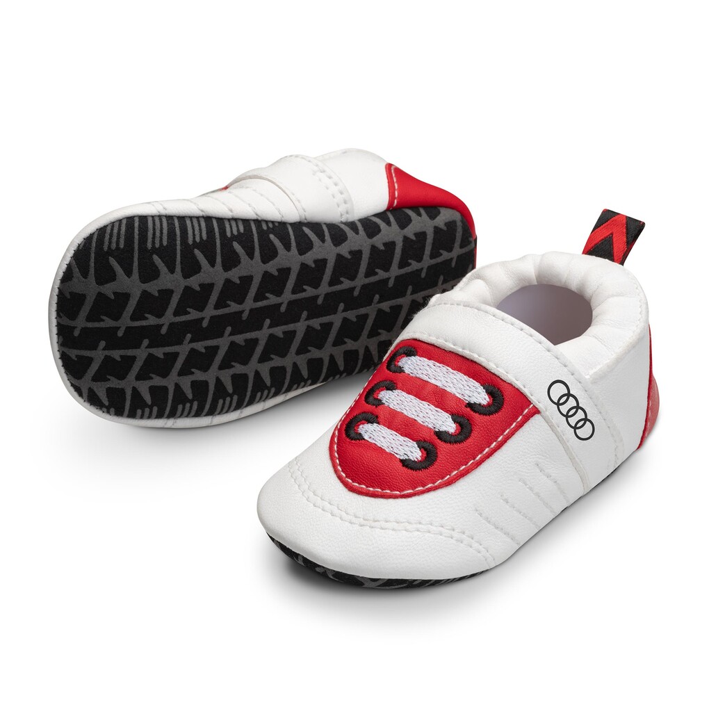 Audi Sport Schühchen, Baby, weiß/rot, 17-18