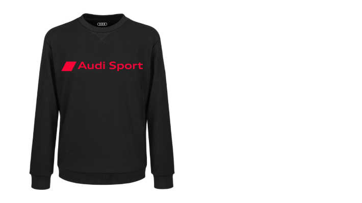 Audi Sport Sweater, Herren, schwarz