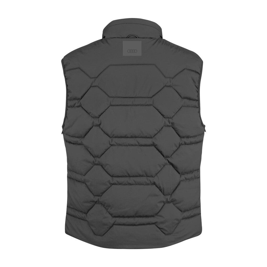 Audi Steppweste, Herren, schwarz