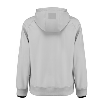Audi Softshellhoodie, Unisex, hellgrau