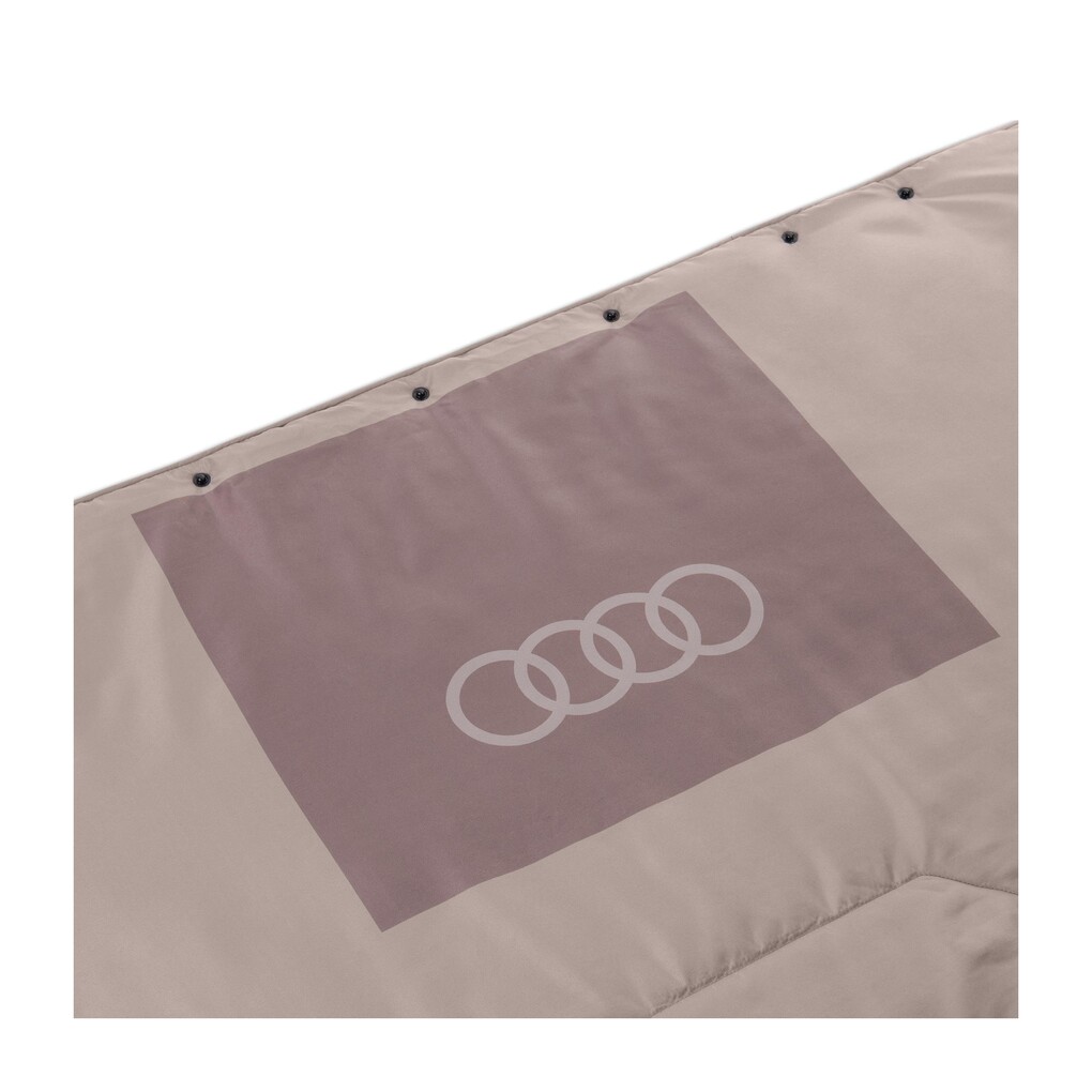 Audi Outdoordecke, orange-hellbraun