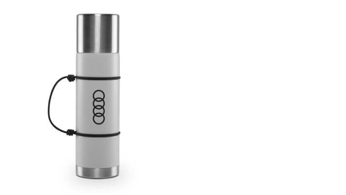 Audi Isolierflasche, grau