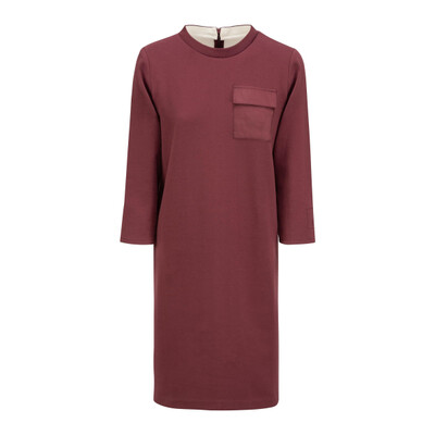 Audi Sweatkleid, Damen, bordeaux