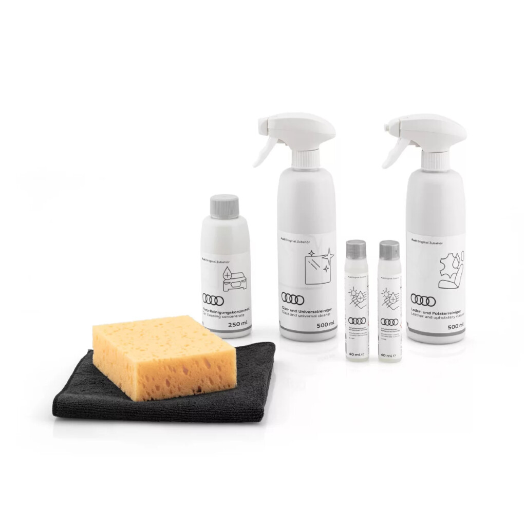 Audi Reinigungsmittel-Set mit Tasche