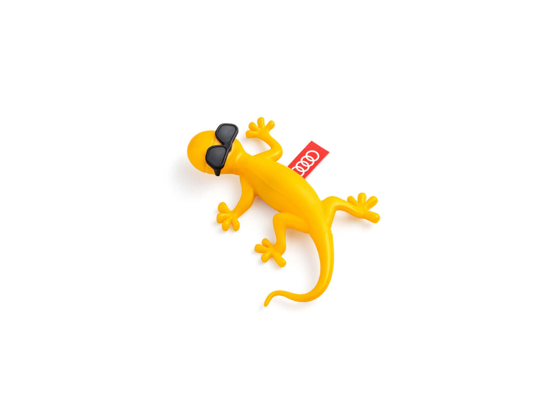 Audi Duftgecko gelb mit Sonnenbrille, fruchtig