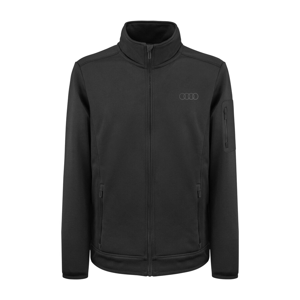 Audi Fleecejacke, Herren, schwarz