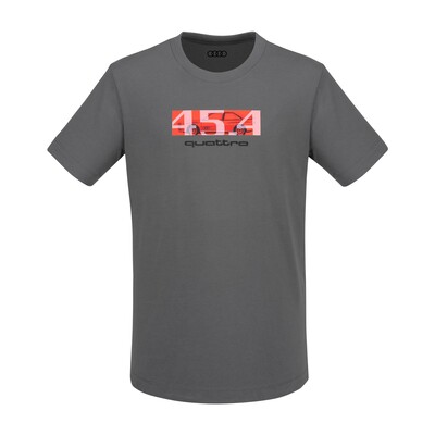 Audi quattro 45.4 T-Shirt, Herren, grau