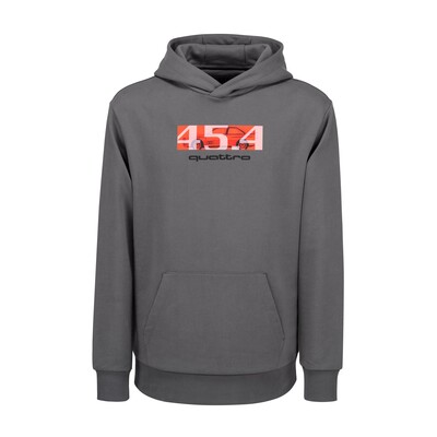 Audi quattro 45.4 Hoodie, Herren, grau