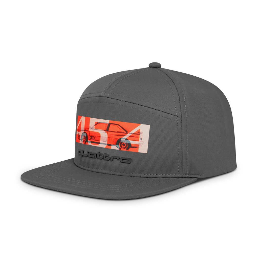 Audi quattro 45.4 Snapback Cap, grau
