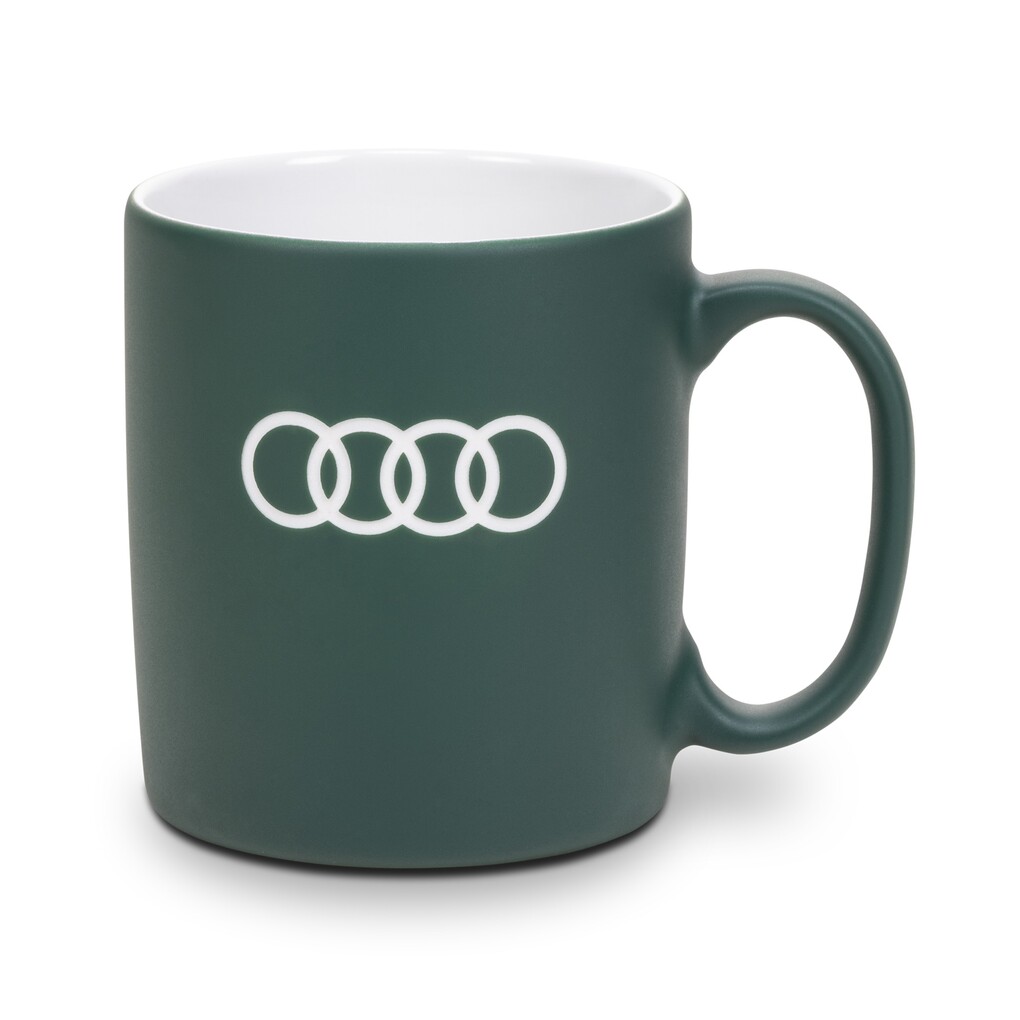 Audi Tasse, grau-grün