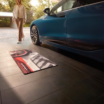 Audi Garagenteppich im e-tron Design