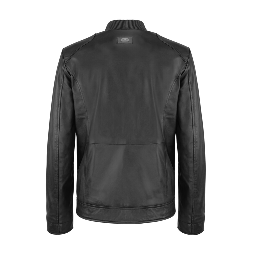 Audi Lederjacke, Herren, schwarz