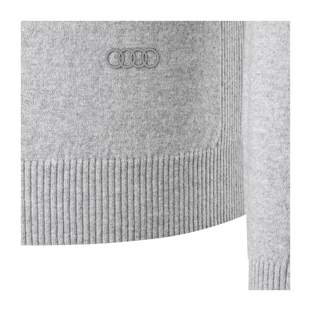 Audi Pullover, Herren, hellgrau
