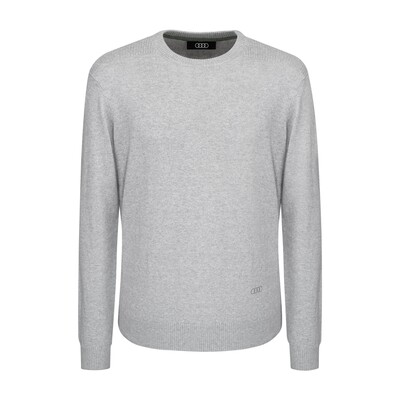 Audi Pullover, Herren, hellgrau