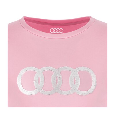 Audi T-Shirt Mädchen, Kinder, rosa