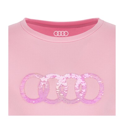 Audi T-Shirt Mädchen, Kinder, rosa