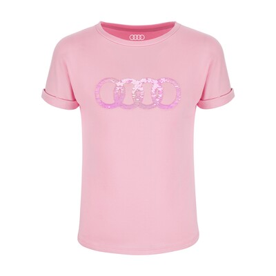 Audi T-Shirt Mädchen, Kinder, rosa