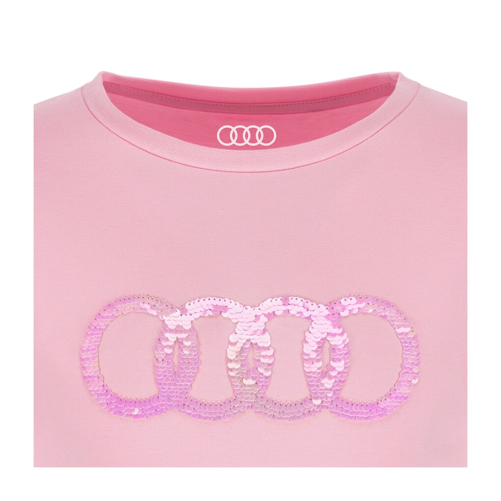 Audi T-Shirt Mädchen, Kinder, rosa