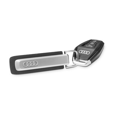 Audi Schlüsselanhänger Q3, silber/schwarz