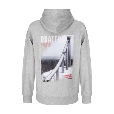 Audi Kaipola ´86 Hoodie, unisex, hellgrau