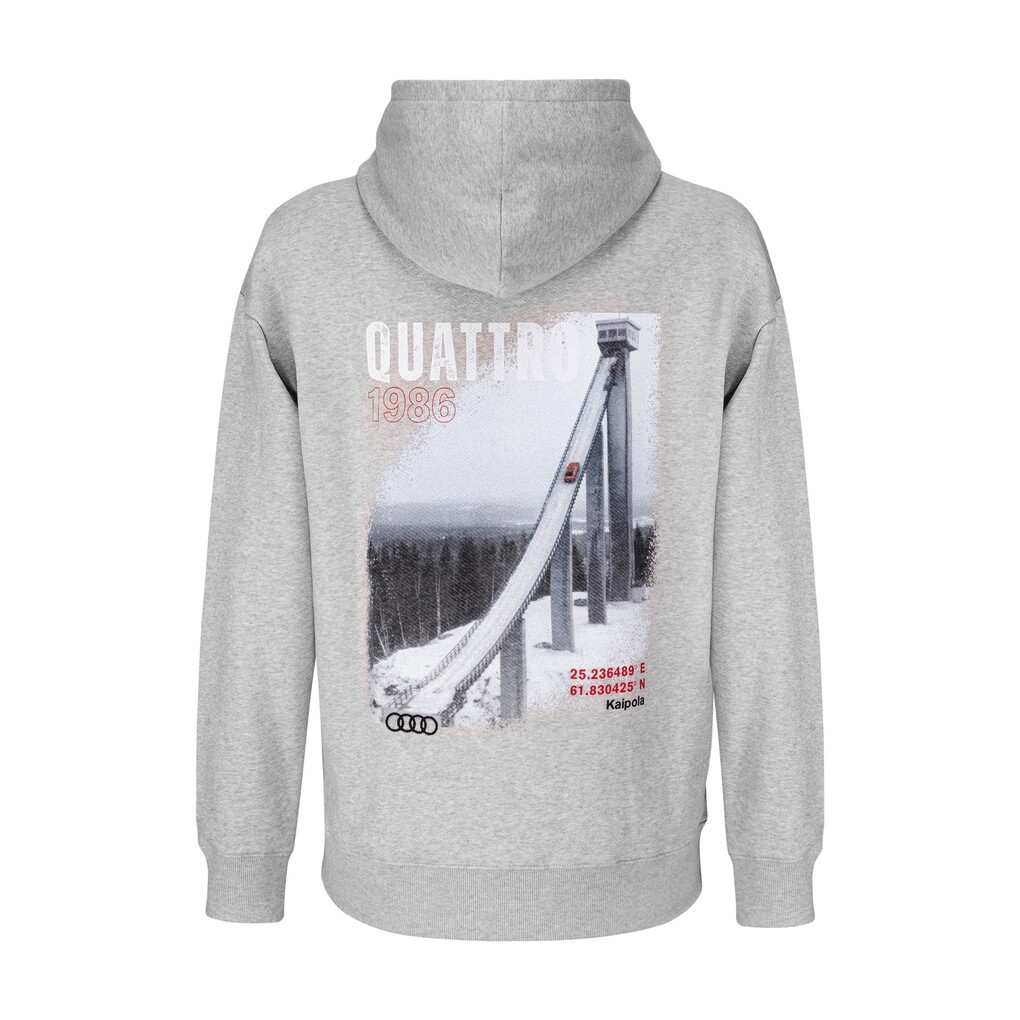 Audi Kaipola ´86 Hoodie, unisex, hellgrau